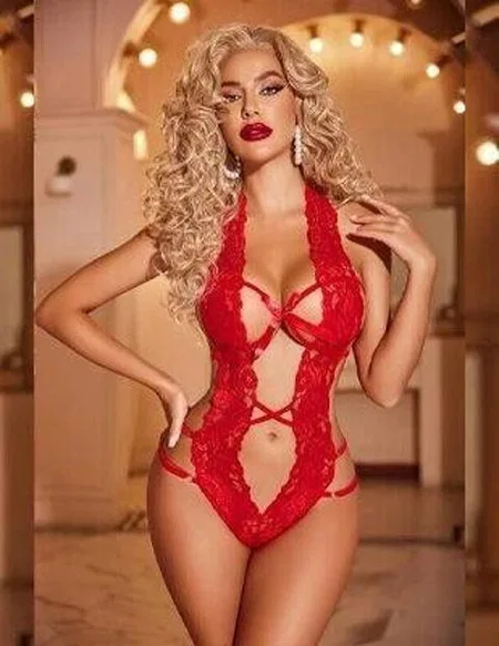 Venlisa Derin Dekolteli Dantel Fantazi Body Venlisa 2906 - Görsel 4