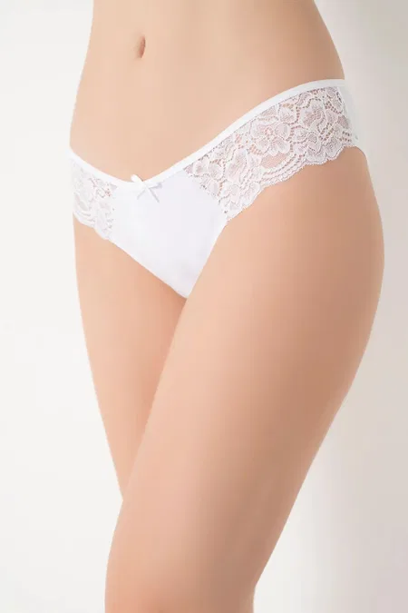 Yüksek Bel Destekli Kadın Bikini Külot Mor Confeo 804 - Görsel