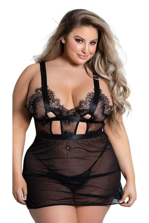 Dantelli Tül Esnek Body Loomerie 277