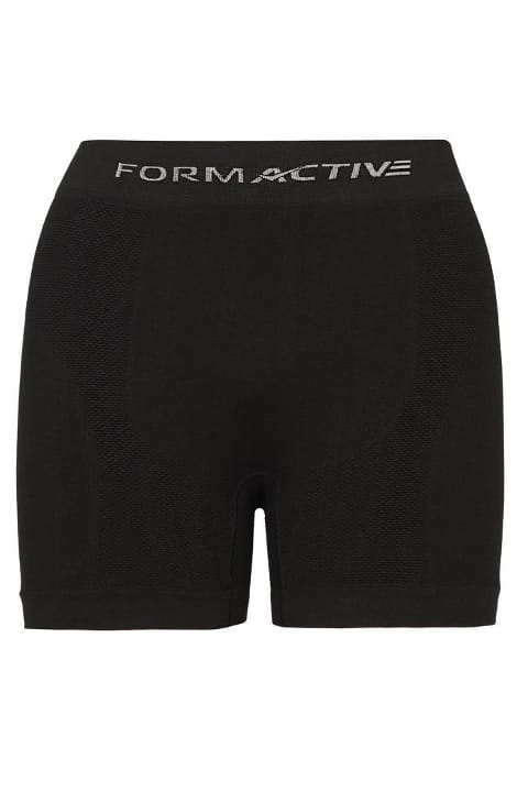 Dikişsiz Microfiber Likralı Erkek Boxer Siyah FormActive 4400