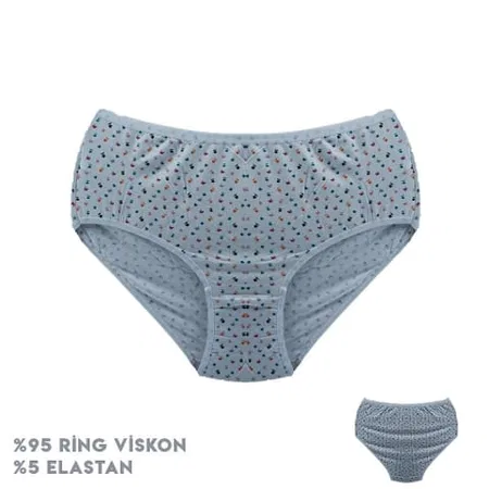 Karın Desteği Yüksek Bel Bikini Külot Dondeza 664