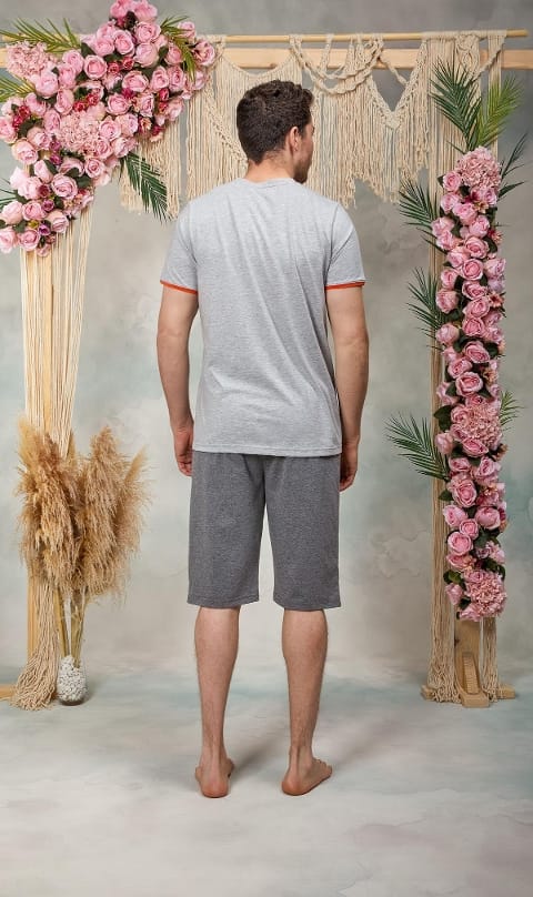 Şortlu Düğme Yaka Pijama Takımı Doreanse 25Y4567 - 2