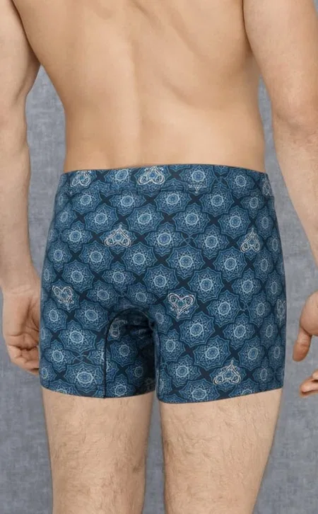 Yılan Desenli Modal Pamuk Boxer Doreanse 1748 - Yılan Desen