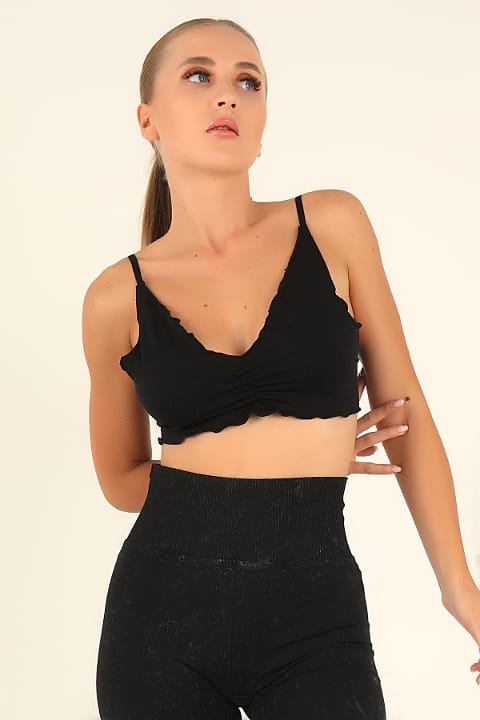 DOREMI Doremi Büzgü Detay Ayarlanabilir Askılı Büstiyer 002-T15443 - Görsel 4