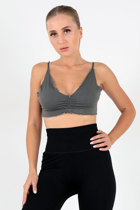 DOREMI Doremi Büzgü Detay Ayarlanabilir Askılı Büstiyer 002-T15443 - Görsel 6