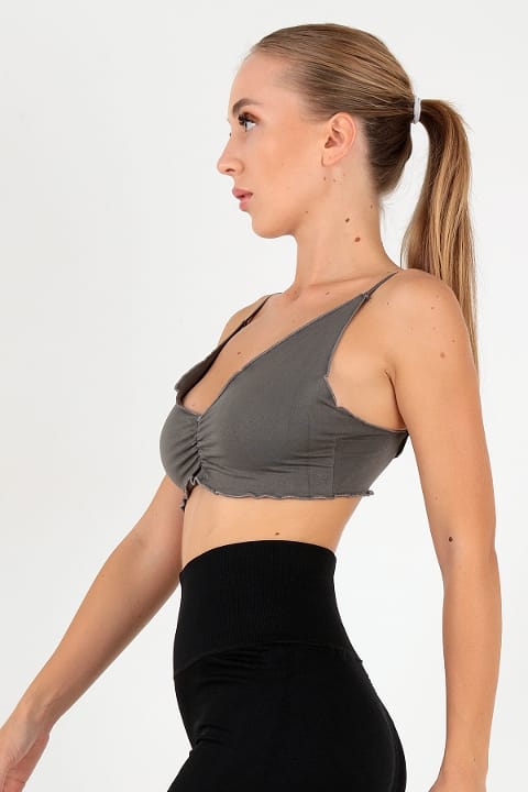 DOREMI Doremi Büzgü Detay Ayarlanabilir Askılı Büstiyer 002-T15443 - Görsel 7