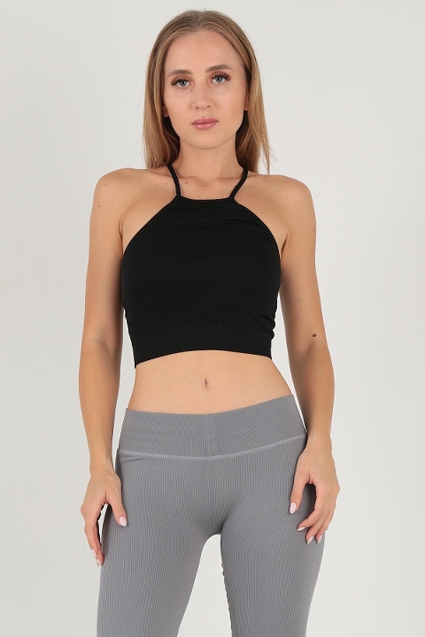 Dikişsiz Spor Bralet DoReMi 002-000108 - Siyah