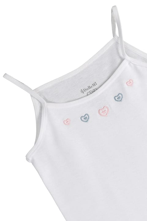 DOREMI DoReMi %100 Pamuk İnce Askılı Kız Çocuk Atlet 002-221223 - Görsel 5