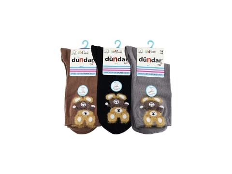 Dikişsiz Yapı Mor Külotlu Çorap Seti Dündar 4209 - Asorti