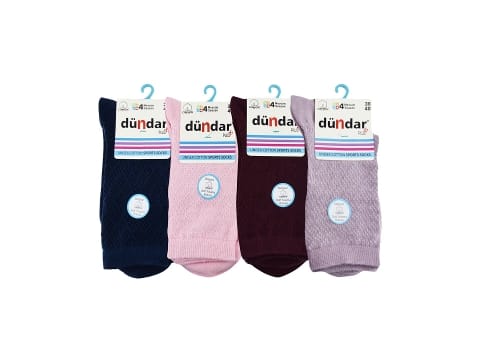 Dikişsiz Kokulu Çorap 12'li Mor Dündar 4209-27 - 2