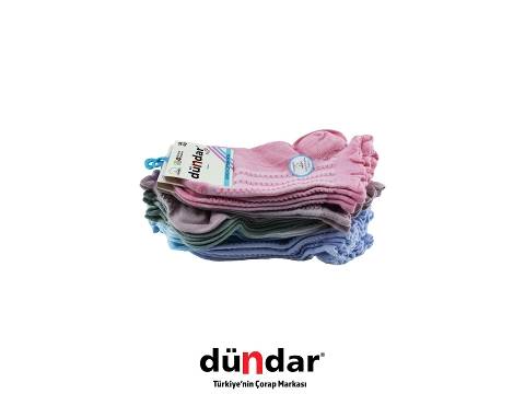 Dikişsiz Yıkamalı Kadın Patik Çorap 40 Denye Mor Dündar 4308-15 - Asorti