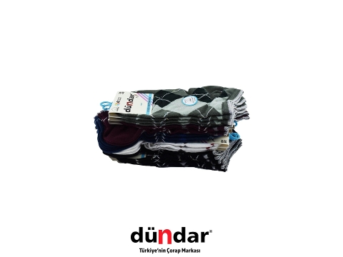 Dikişsiz Mor Kadın Patik Çorap Dündar 4308 - Asorti