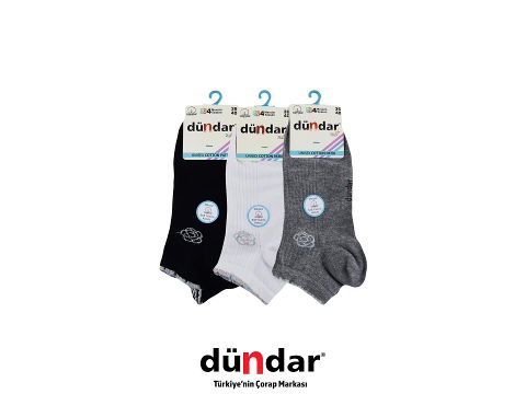 Dikişsiz Yapı Mor Kadın Patik Çorap Dündar 4308 - 2