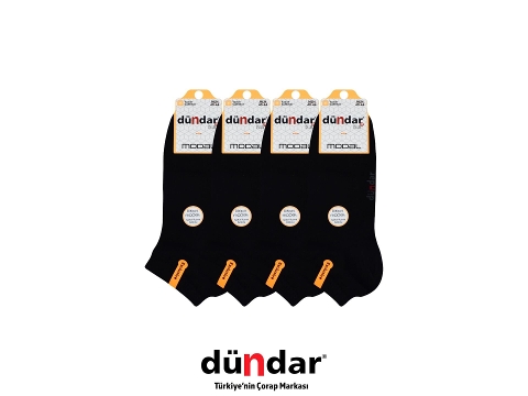 Dikişsiz Antibakteriyel Modal Patik Çorap Seti Dündar 6838 - Asorti