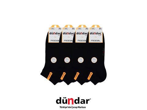 Dikişsiz Antibakteriyel Modal Patik Çorap Seti Dündar 6838 - 2