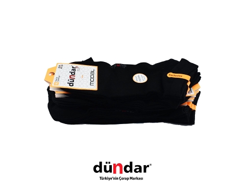 Dikişsiz Antibakteriyel Modal Patik Çorap Seti Dündar 6838 - Asorti