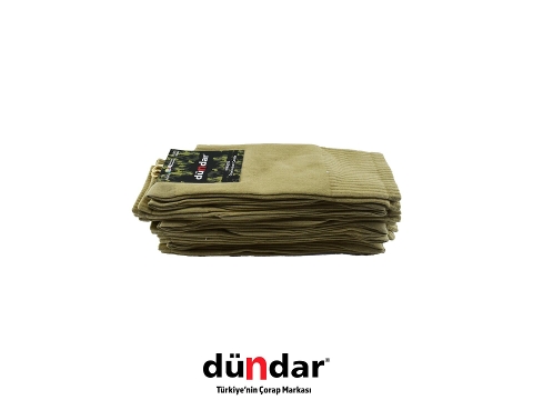 Dikişsiz Antibakteriyel Asker Çorabı Dündar 9501 - Yeni Haki