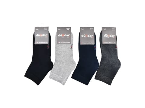 Dikişsiz Konç Kadın Patik Çorap Mor Dündar 5046 - 2