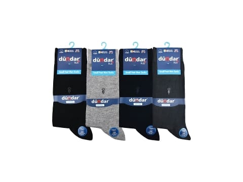 Pamuklu Antibakteriyel Dikişsiz Erkek Çorap Seti Dündar 4759 - 2