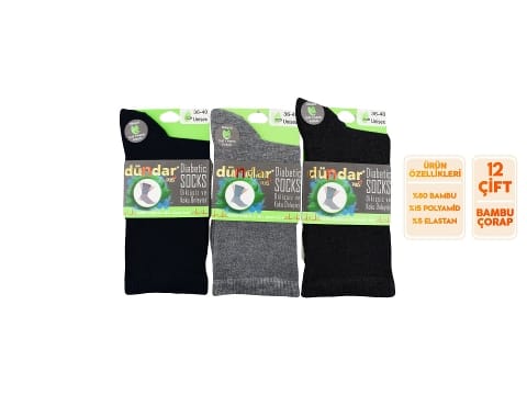 Dikişsiz Yıkamalı Bambu Külotlu Çorap Dündar 6999 - 2