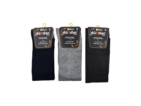 Dikişsiz Yıkamalı Kokulu Kadın Modal Dizaltı Çorap Dündar 7088 - 2