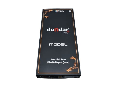 Dündar Çorap Dikişsiz Yıkamalı Kokulu Kadın Modal Dizaltı Çorap Dündar 7088 - Görsel 3