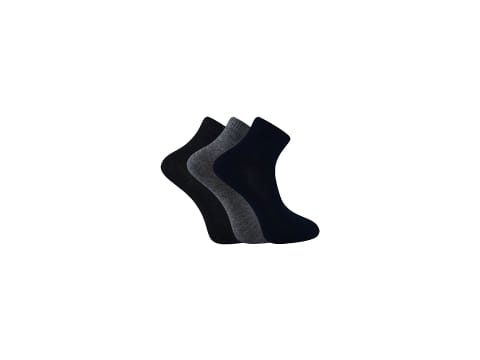 Dikişsiz Antibakteriyel Bambu Konç Patik Çorap Dündar 0638 - Koyu Renk Asorti