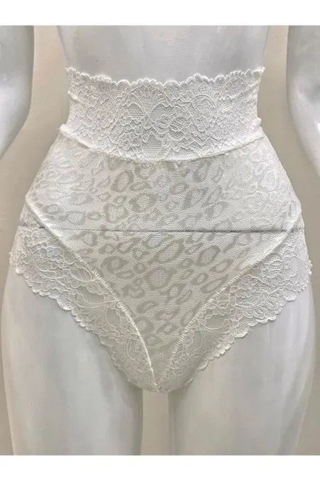 Ekru Dantelli Tek Parça Body Sistina 1012 - 2