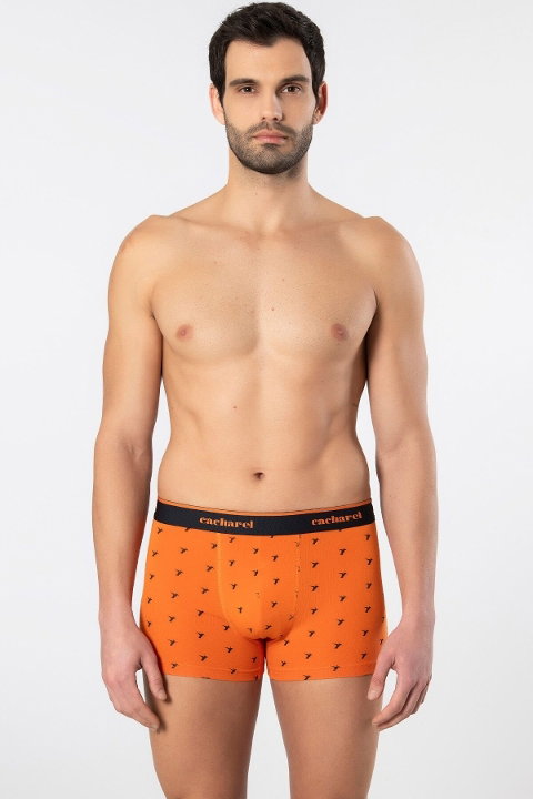 Desenli Pamuklu Likralı Erkek Boxer Cacharel 1339 - 2
