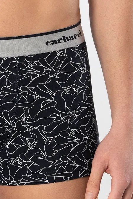 Cacharel Geniş Lastikli Desenli Likralı Boxer Cacharel 1339 - Görsel 4
