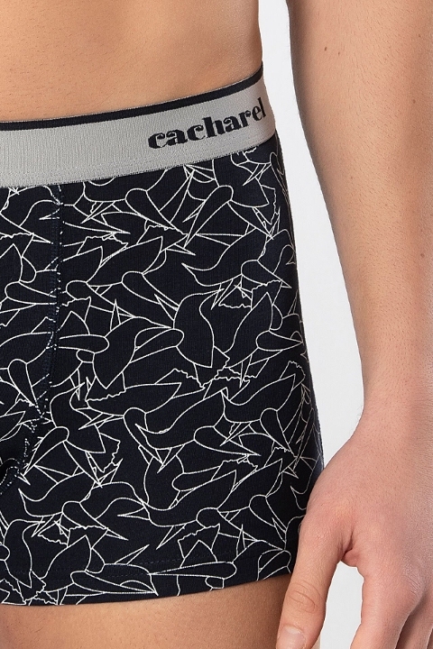 Cacharel Geniş Lastikli Desenli Likralı Boxer Cacharel 1339 - Görsel 4