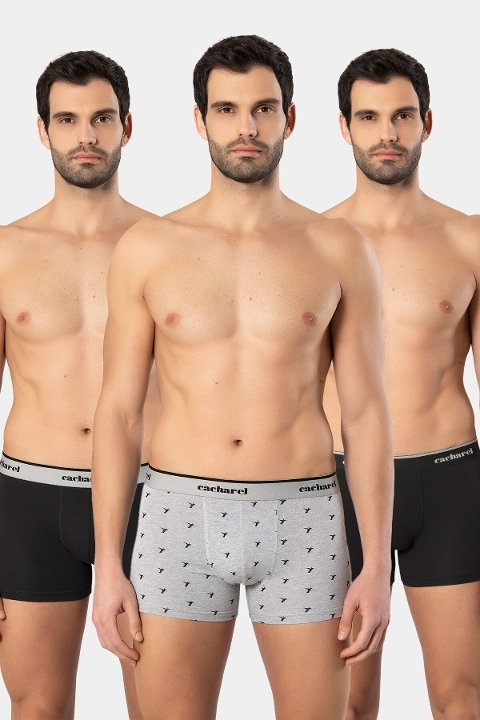 Geniş Lastikli Desenli Kısa Boxer Cacharel 1339