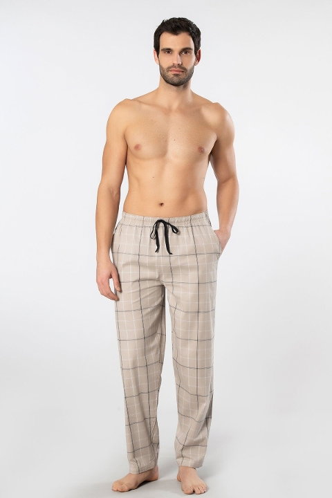 Pamuklu Elastan Bağcıklı Erkek Pijama Alt Cacharel 2240