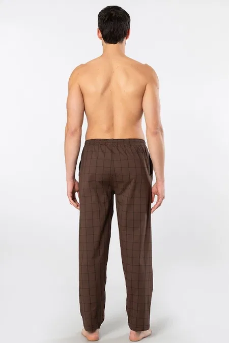Pamuklu Elastan Tek Alt Kahverengi Pijama Cacharel 2240 - Kahve 1