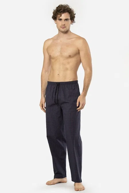 Pamuklu Lastikli Cepli Pijama Altı Cacharel 2240 - Lacivert 3