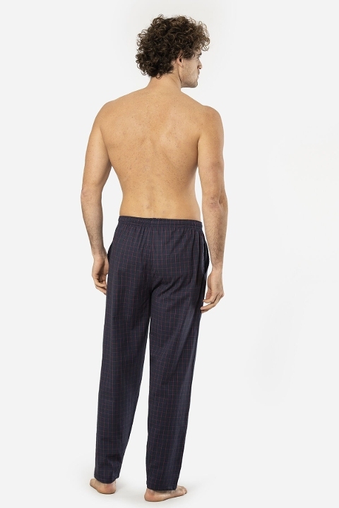 Pamuklu Lastikli Cepli Pijama Altı Cacharel 2240 - Lacivert 3