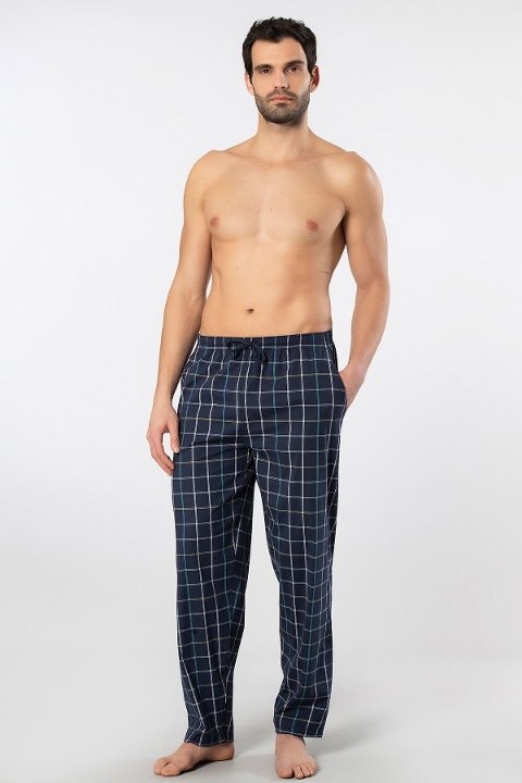 Lastikli Dokuma Pijama Altı Pamuklu Elastan Cacharel 2240