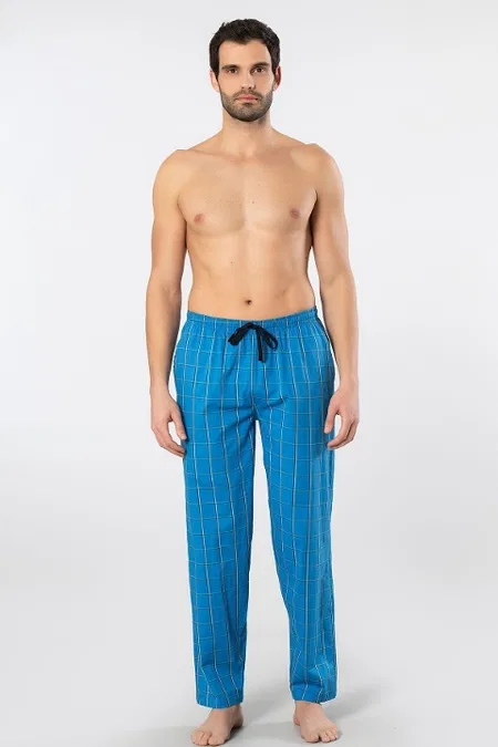 Ribana Kesim Pamuklu Pijama Altı Cacharel 2240 - Mavi 3