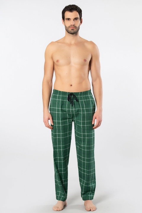 Pamuklu Cepli Erkek Pijama Altı Lila Cacharel 2240