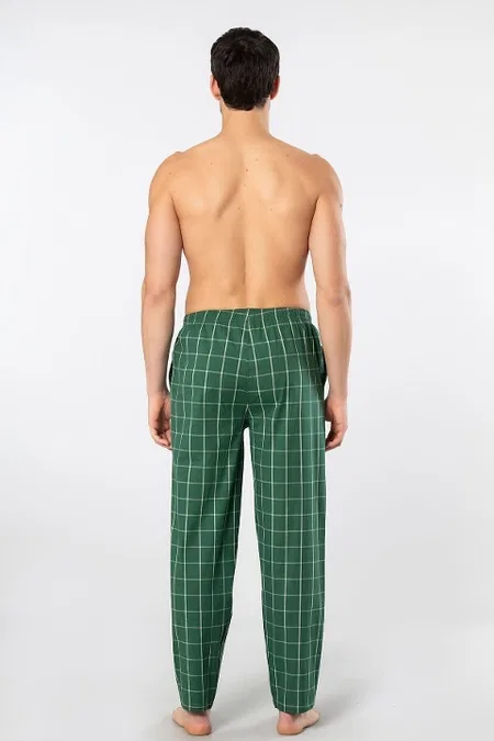 Pamuklu Esnek Erkek Pijama Altı Cacharel 2240 - Yeşil 4