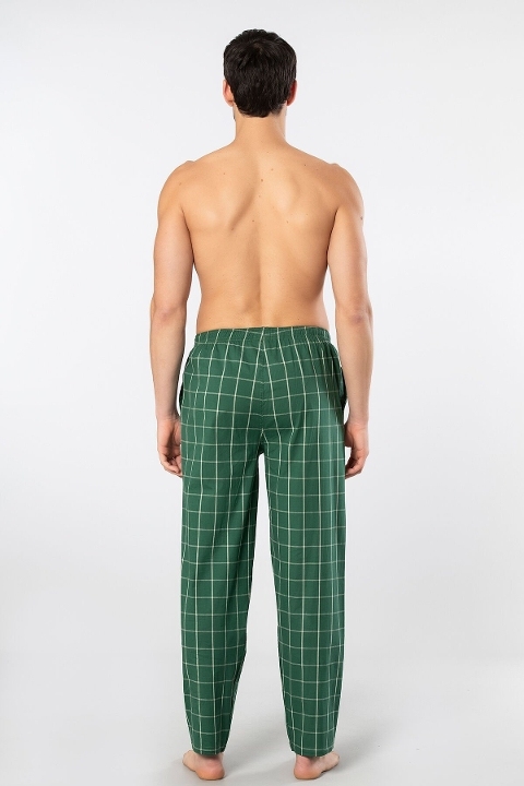 Pamuklu Esnek Erkek Pijama Altı Cacharel 2240 - Yeşil 4