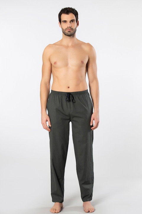 Pamuklu Lastikli Dokuma Erkek Pijama Alt Cacharel 2240