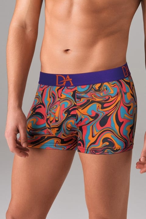 Ebru Desenli Modal Pamuklu Boxer Doreanse 1729