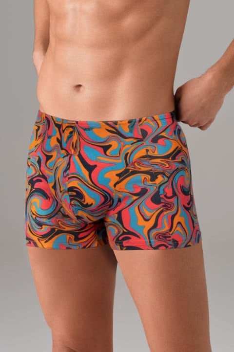 Ebru Desenli Modal Pamuk Boxer Doreanse 1731