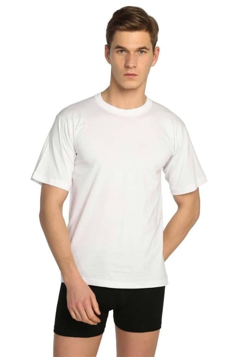 Pamuklu Esnek Kısa Kollu Atlet Anıt 9031