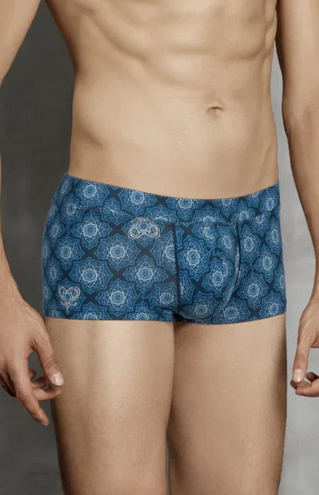 Yılan Desenli Mini Paça Boxer Modal Pamuk Doreanse 1739 - Yılan Desen