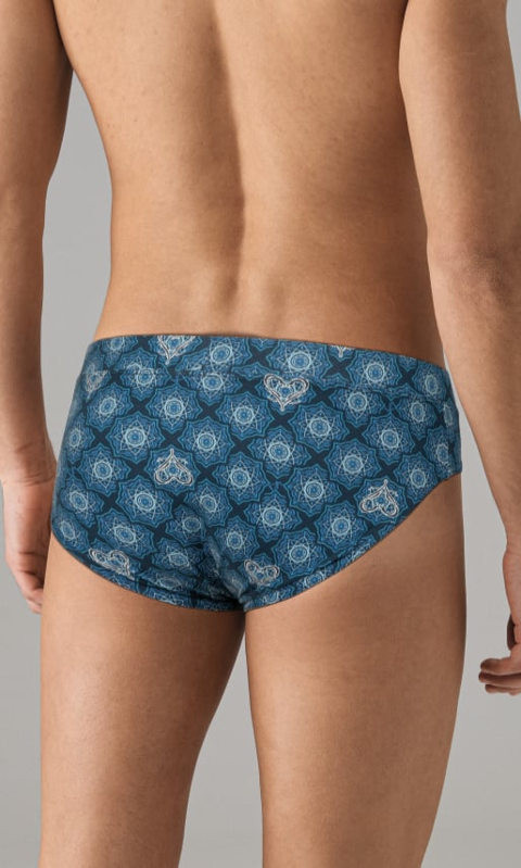 Yılan Desenli Modal Pamuk Erkek Slip Doreanse 1029 - Yılan Desen