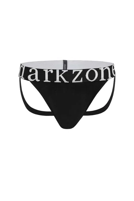 Arkası Açık Fantezi Siyah Erkek Jockstrap Darkzone 6851 - Görsel