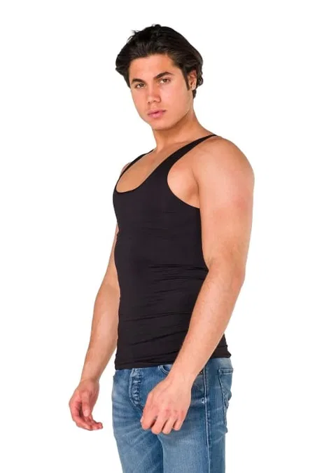 Mikrofiber Elastan Korse Atlet FormActive 4600 - Siyah