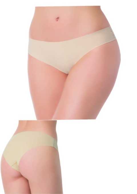 Yüksek Bel Destekli Bikini Külot 2'li Paket Öztaş 21100 - Ten